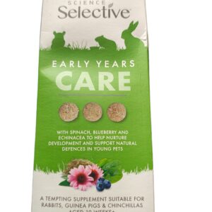 Science Selective Early Years Care 100g – wsparcie rozwoju młodych królików i gryzoni