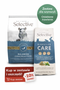 Zdrowe trawienie szynszyli ✔ wsparcie jelit ✔ naturalne składniki 🔥 taniej w zestawie