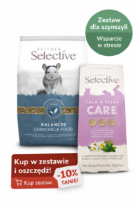 Zestaw szynszyla: Balanced Food + Calm & Relax