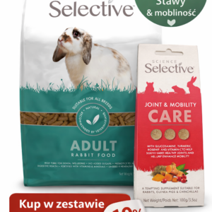 Zestaw dla królika karma Science Selective + Joint & Mobility Care na stawy