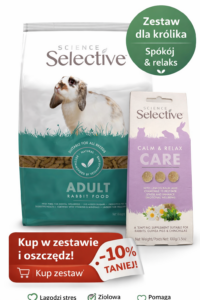 Zestaw dla królika na stres – karma + Calm & Relax